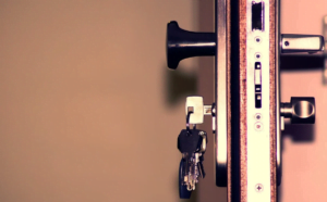 a key in a keyhole