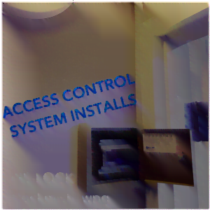 An access control system installed.