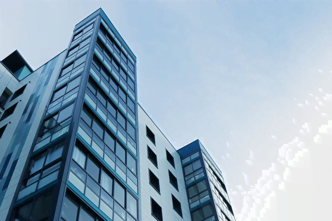 a commercial building